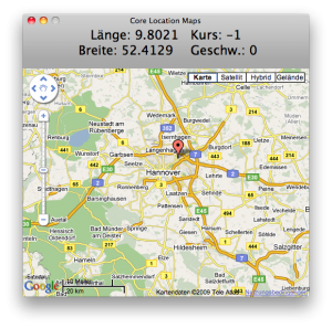 Core Location Maps